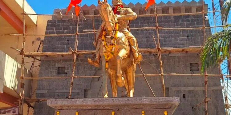 तडसरमध्ये छत्रपती शिवाजी महाराजांचा अश्वारूढ पुतळा स्थापन; १९ एप्रिलला लोकार्पण सोहळा