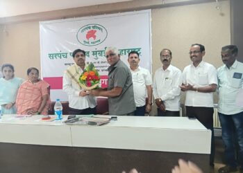 आजरा येथे नूतन जि.प. व पं.स. सदस्यांचा सरपंच परिषदेच्या वतीने भव्य सत्कार