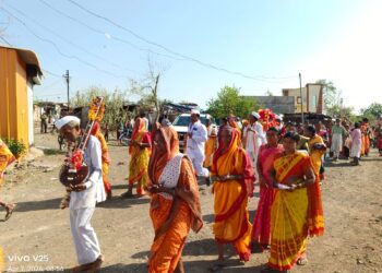 सावरगाव ते शेगाव पायदळ दिंडीला भक्तांचा उस्फूर्त प्रतिसाद