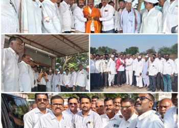 गवंडगाव ग्रामस्थांकडून खासदार समीर भाऊ भुजबळ यांचा सत्कार; पाणीप्रश्न सुटल्याने समाधान