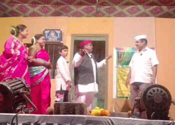 देव घरा आयला” नाटकाचा नाट्यप्रयोग रांजणपाडा उरण येथे मोठ्या उत्साहात संपन्न..!