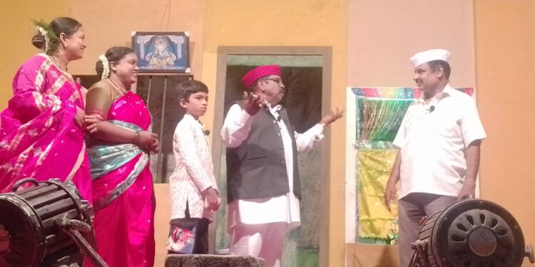 देव घरा आयला” नाटकाचा नाट्यप्रयोग रांजणपाडा उरण येथे मोठ्या उत्साहात संपन्न..!
