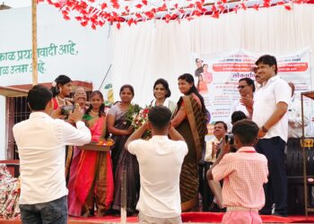 सुरंगली जिल्हा परिषद शाळेत शैक्षणिक साहित्य लोकार्पण सोहळा उत्साहात