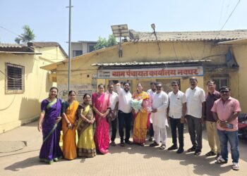 नवघर ग्रामपंचायतीच्या उपसरपंचपदी कॉंग्रेसच्या कविता पाटील यांचा दणदणीत विजय!