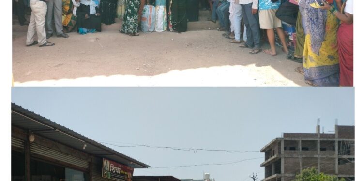 कुंडलवाडी शहरात घरगुती गॅसचा तुटवडा; नागरिकांच्या लांबच लांब रांगा