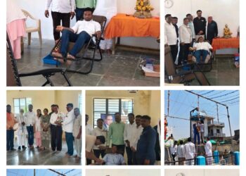 बेलोरा विमानतळ येथे डॉ. बाबासाहेब आंबेडकर जयंतीनिमित्त भव्य रक्तदान शिबिर