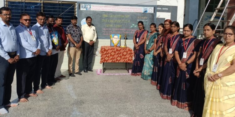 अंदरसूल येथील एम.एस.जी.एस. इंग्लिश मीडियम स्कूलमध्ये भारतरत्न डॉ. बाबासाहेब आंबेडकर जयंती उत्साहात साजरी.