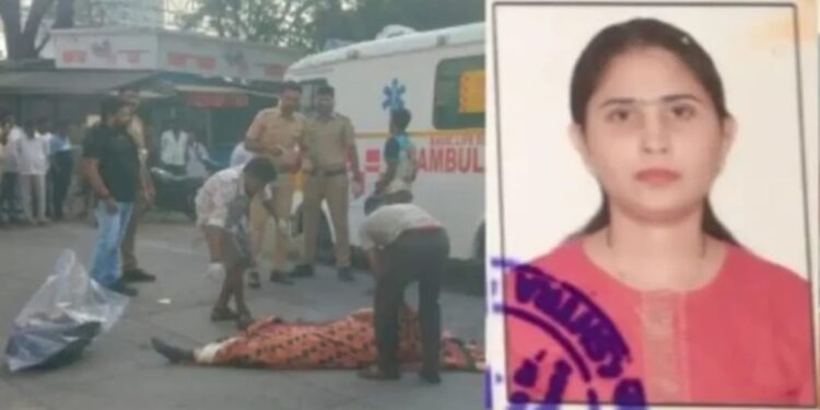 हायवाच्या धडकेत जिल्हा परिषद शाळेच्या शिक्षिकेचा जागीच मृत्यूः