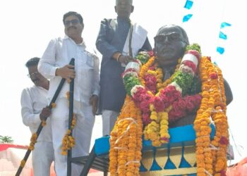 किनवट शहरात डॉ. बाबासाहेब आंबेडकर जयंती उत्साहात साजरी