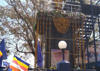 जळकोट शहरात डॉ. बाबासाहेब आंबेडकर यांची १३५ वी जयंती उत्साहात साजरी