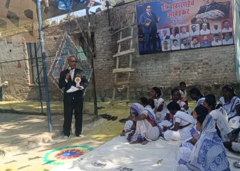 चिखली तालुक्यातील उत्रादा येथे डॉ बाबासाहेब आंबेडकर यांच्या जयंती मोठ्या उत्साहात साजरी करण्यात आली