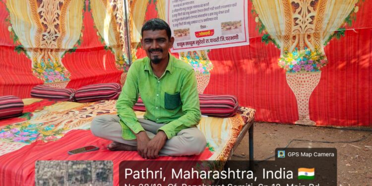 गुंज–गोंडगाव परिसरातील अवैध वाळू उपशाविरोधात आमरण उपोषणास सुरुवात