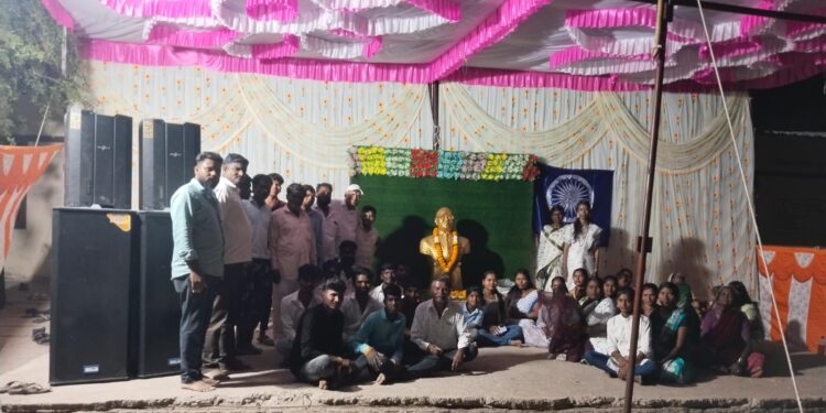 सुरेगाव (गंगा) येथे डॉ. बाबासाहेब आंबेडकर जयंती उत्साहात साजरी
