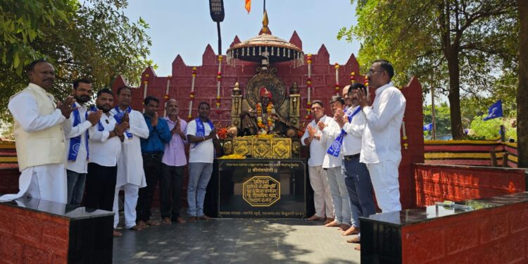 गागोदे खुर्द येथे आंबेडकर जयंती उत्साहात; भव्य स्मारक उभारण्याची घोषणा