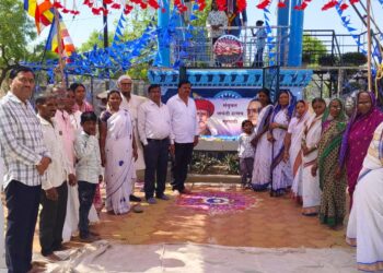 सुरंगली येथे डॉ. बाबासाहेब आंबेडकर जयंती उत्साहात; मिरवणुकीसह विविध कार्यक्रम