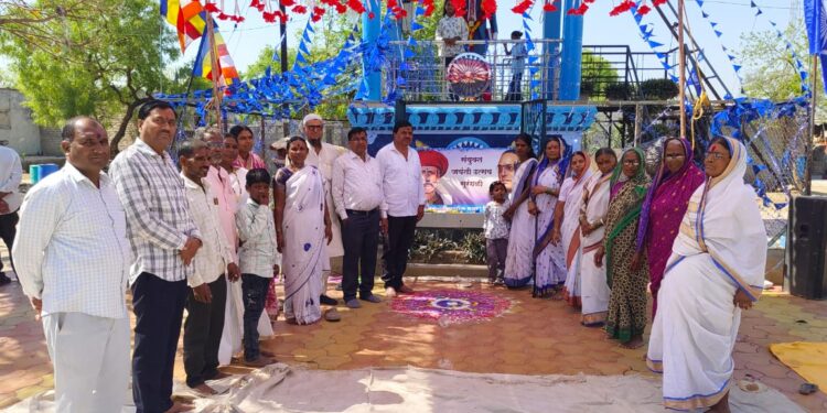 सुरंगली येथे डॉ. बाबासाहेब आंबेडकर जयंती उत्साहात; मिरवणुकीसह विविध कार्यक्रम