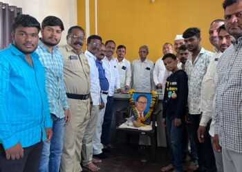 वडाळा बहिरोबा येथे डॉ. बाबासाहेब आंबेडकर जयंती उत्साहात साजरी