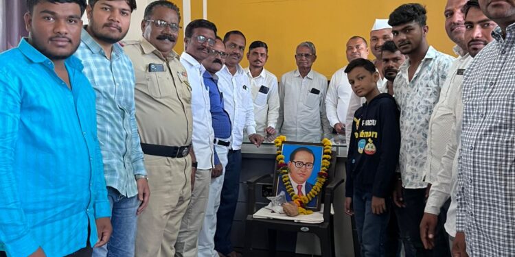 वडाळा बहिरोबा येथे डॉ. बाबासाहेब आंबेडकर जयंती उत्साहात साजरी