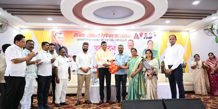 सैनिक शेतकरी वेलफेयर फाउंडेशनचा भव्य मेळावा; सांगलीत एकाचवेळी ७०० शाखांचा शुभारंभ