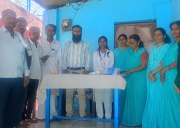 शेलगाव देशमुख येथे आयुष्यमान आरोग्य वंदिनी दिनानिमित्त एनसीडी आरोग्य शिबिर