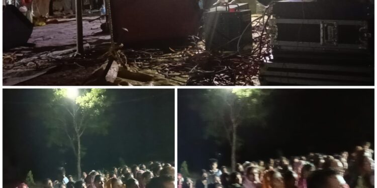 सुरेगाव रस्ता येथे प्रदोष निमित्त किर्तनाचा कार्यक्रम उत्साहात पार पडला