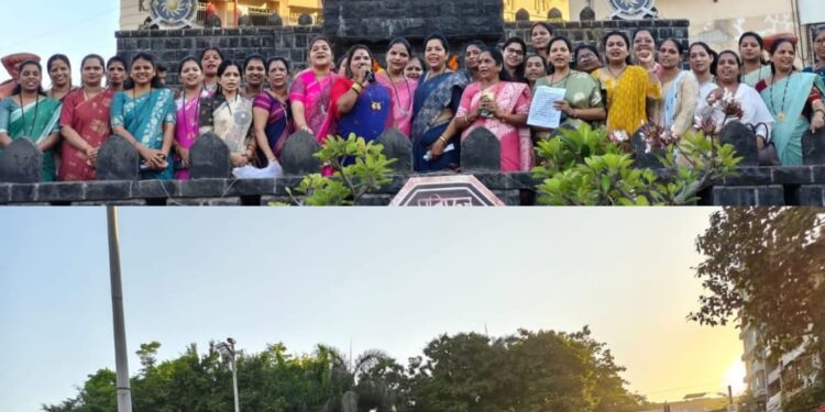 पनवेलमध्ये ‘नारीशक्ती वंदन अधिनियम’ समर्थनार्थ भाजप च्या वतीने भव्य पदयात्रेचे आयोजन