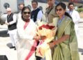 भारत देशाच्या माननीय महामहिम राष्ट्रपती द्रौपदी मुर्मू यांचे सेवाग्राम येथे आगमन…..