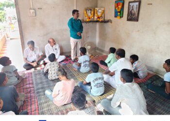 *राहुल वस्तीगृहात आंबेडकर जयंती साजरी.