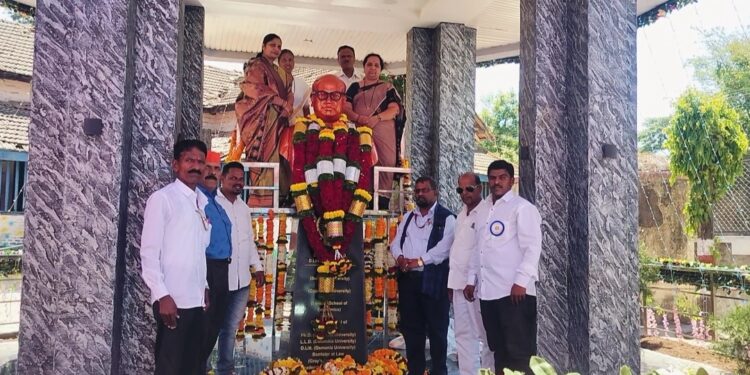 महामानव डॉ बाबासाहेब आंबेडकर यांची १३५वी जयंती जुन्नर येथे उत्साहात संपन्न