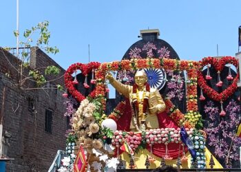 📰 सावदा स्टेशन येथे डॉ. बाबासाहेब आंबेडकर यांची 135 वी जयंती उत्साहात साजरी