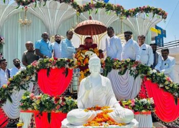 एरंडोलमध्ये डॉ. बाबासाहेब आंबेडकर यांची १३५ वी जयंती उत्साहात; भव्य रॅली व मिरवणुकीने शहर दणाणले.