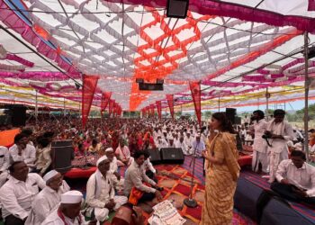 बहिरगाव येथे भव्य कीर्तन सोहळ्याची सांगता; खासदार संदीपान भुमरे यांच्या हस्ते सभा मंडपाचे लोकार्पण