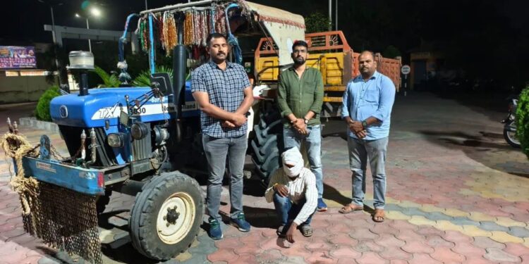कानडी माळीतील ट्रॅक्टर चोरीचा गुन्हा ४८ तासांत उघड; आरोपी अटकेत