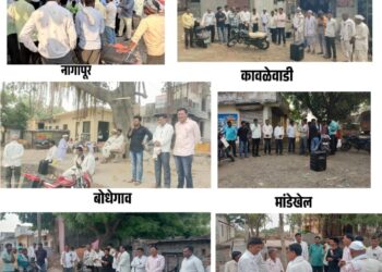 रस्त्यांच्या नूतनीकरणासाठी DYFI चे बेमुदत धरणे; तिसऱ्या दिवशीही आंदोलन सुरू