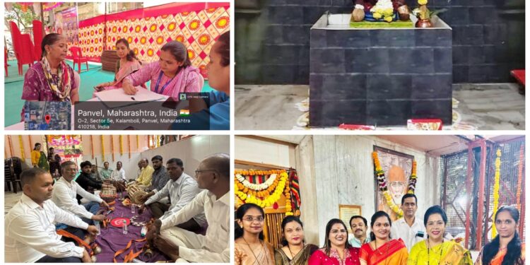 कळंबोली येथे श्री साईबाबा मंदिराचा ३० वा वर्धापन दिन भक्तिमय वातावरणात संपन्न