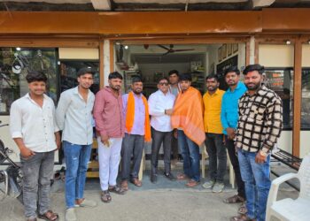 चिंचोली लिंबाजीच्या राहुल पवार यांची पोलीस दलात निवड; केतन काजे यांच्याकडून सत्कार