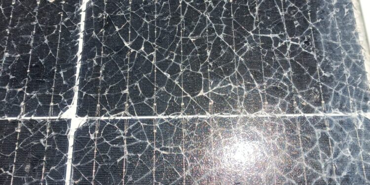 “ढोराळा शिवारात गारपीटीचा तडाखा; द्राक्ष, आंबा पिकांसह सौर प्लेटांचे मोठे नुकसान”