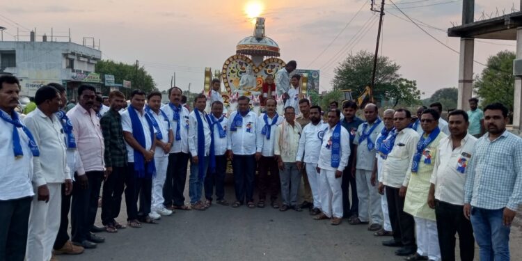 रांजणी येथे डॉ. बाबासाहेब आंबेडकर जयंती उत्साहात साजरी; भव्य मिरवणूक व समाजप्रबोधन कार्यक्रम