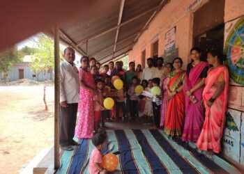 सपकळवाडी जिल्हा परिषद शाळेत निरोप समारंभ व प्रवेशोत्सव उत्साहात संपन्न