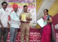 मल्हारी खुडे यांचा “संभाजी महाराज समाजरत्न पुरस्कार”ाने गौरव