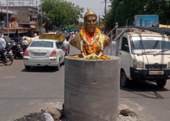 छत्रपती शिवाजी महाराजांच्या पुतळा उभारणीवरून मारेगावात तणाव