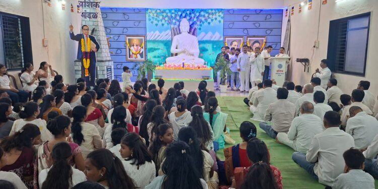 शहाद्यात वैशाखी बुद्ध पौर्णिमेला विविध कार्यक्रमांचे उत्साहात आयोजन
