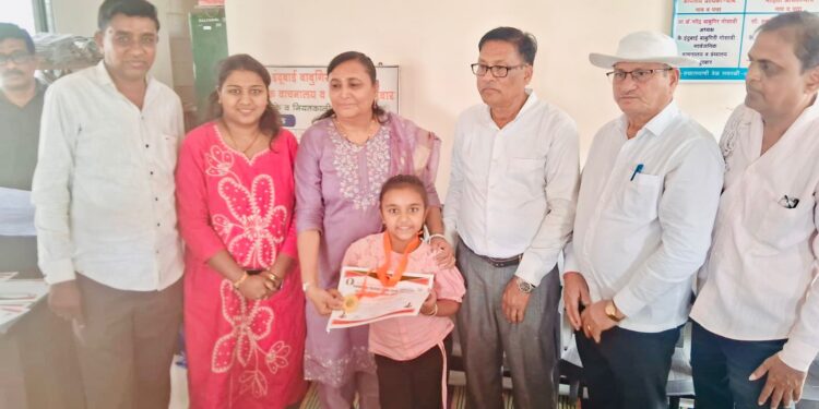शहादाच्या सात वर्षीय प्रनिका पाटीलची राज्यस्तरीय बुद्धिबळ स्पर्धेसाठी निवड
