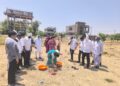 नगराध्यक्षा प्रेरणाताई कोटलावार यांच्या हस्ते विविध विकास कामांचे भूमिपूजन