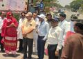 स्ट्रीट लाईट व नाले सफाईसाठी उपाध्यक्षा माधवीताई पाटील आक्रमक