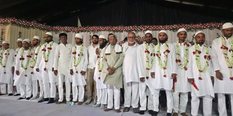 किनवट येथे मुस्लिम समाजाचा सामूहिक विवाह सोहळा उत्साहात संपन्न