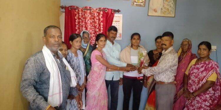 चैताली पोतराजे हिचा गावाच्या शिरपेचात मानाचा तुरा