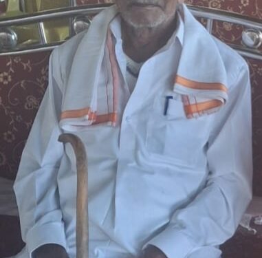 त्र्यंबक आप्पा शिवलिंग आप्पा गोर शेटे यांचे निधन