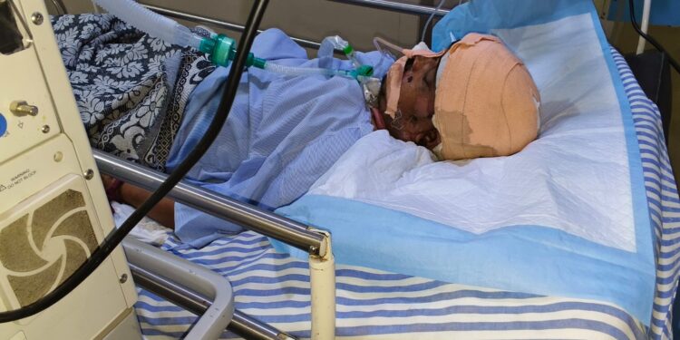 नांदेड–लोहा मार्गावर भीषण अपघात : हस्तरा येथील अनिल चिलोरे गंभीर जखमी