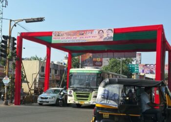 सिग्नलवर काही क्षणांचा थांबा आता सावलीसोबत; त्रिमूर्ती चौकात अभिनव उपक्रम